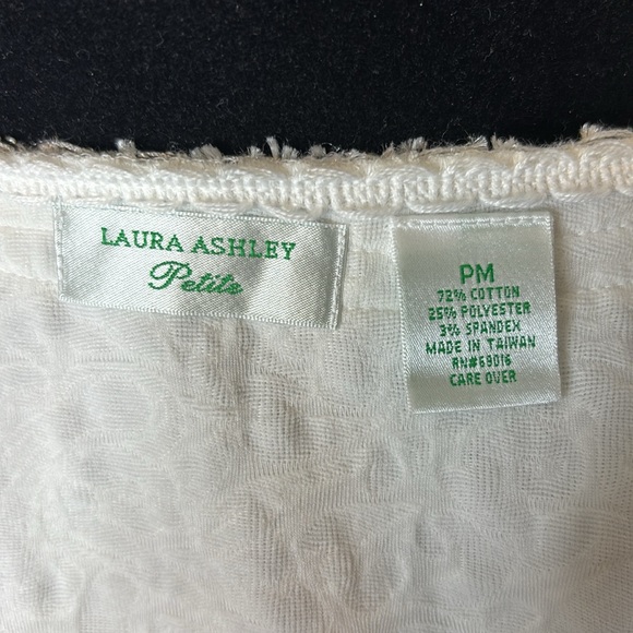 Laura Ashley size Medium Petite 3/4 sleeve zip up cardigan / blazer - Picture 12 of 12